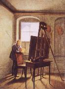 Caspar David Friedrich in his Studio